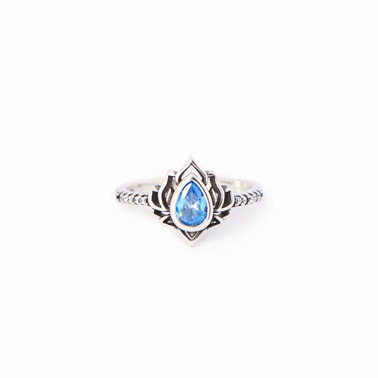 Blue Bloom Ring