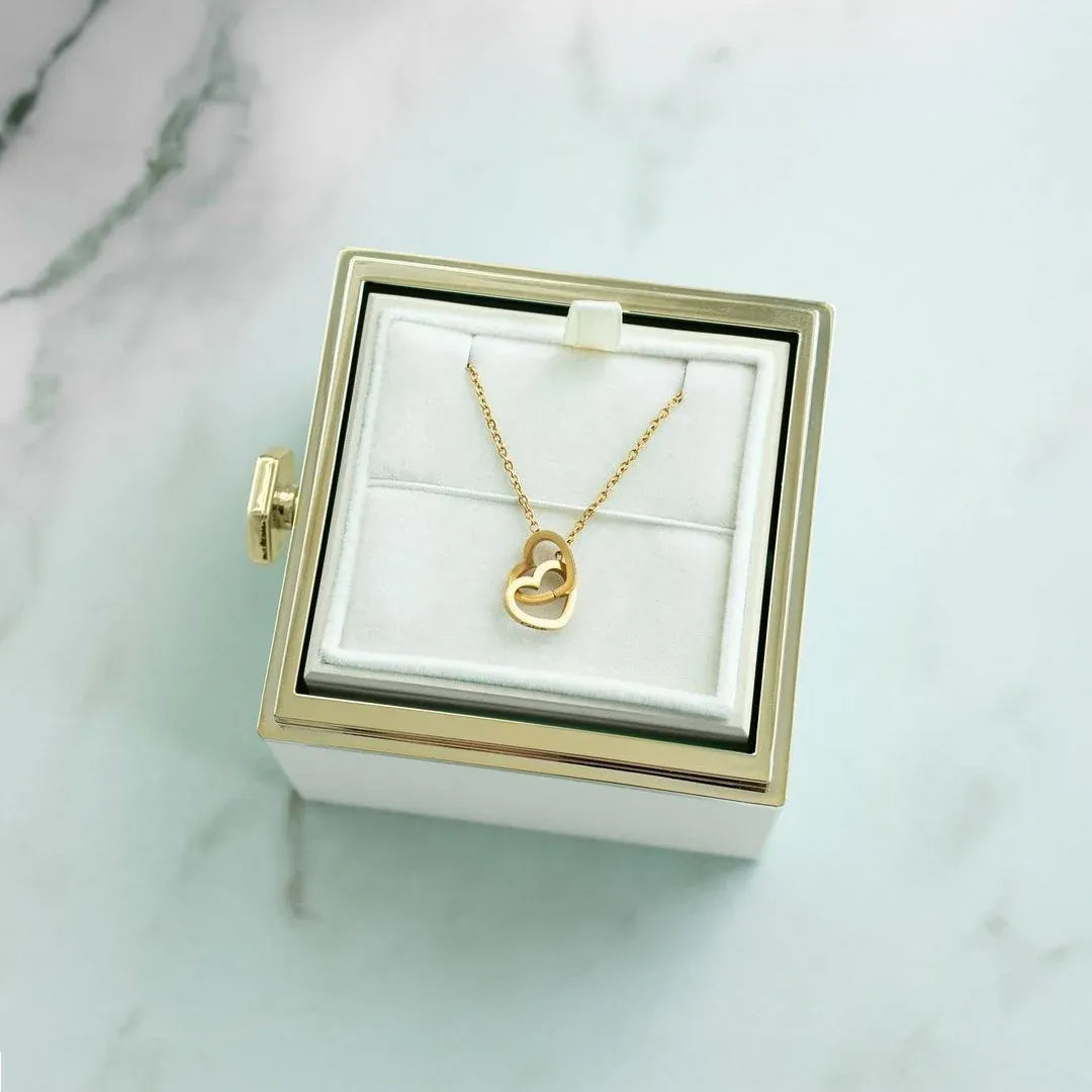 Rotating Eternal Rose Box – Personalized Name