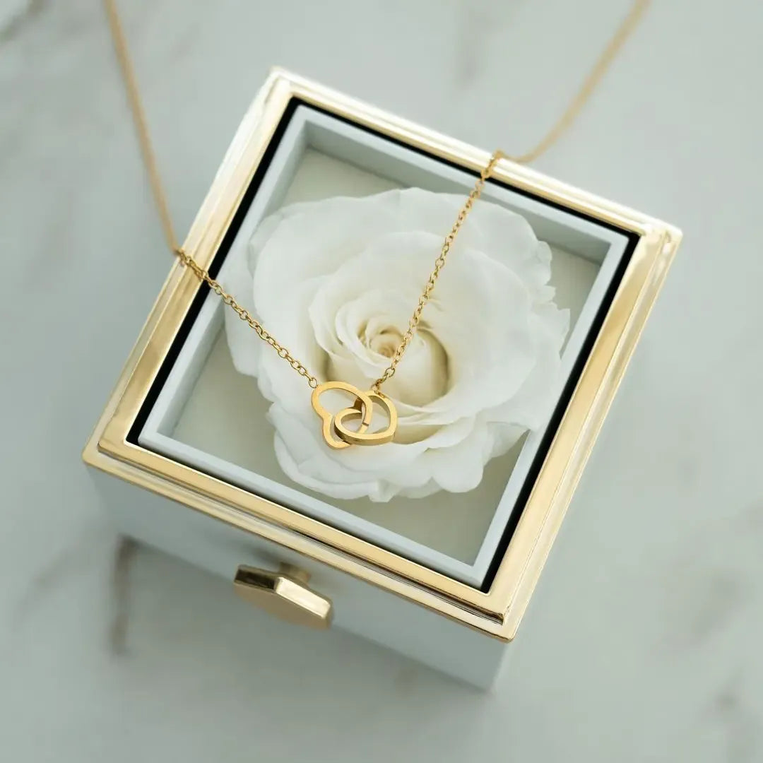 Rotating Eternal Rose Box – Personalized Name