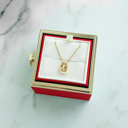 Rotating Eternal Rose Box – Personalized Name
